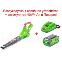 Воздуходувка аккумуляторная Monferme 24157M2 в Санкт-Петербурге