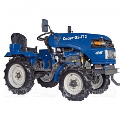 Многофункциональный минитрактор Garden Scout (Скаут) T-12DIF + фреза + двухкорпусный плуг в Санкт-Петербурге