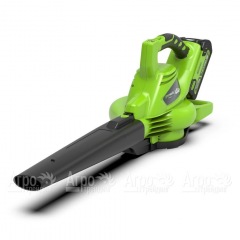 Воздуходувка аккумуляторная GreenWorks G-Max GD40BV 40V 280 км/ч (без батареи и зарядного устройства) в Санкт-Петербурге