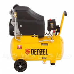 Компрессор воздушный DLC1300/24 безмасляный 1,3 кВт, 24 литра, 206 л/мин// Denzel в Санкт-Петербурге