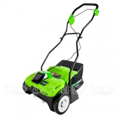 Аккумуляторный вертикуттер GreenWorks G40DT30K4 в Санкт-Петербурге