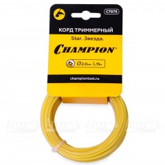 Корд триммерный Champion Star 2.0мм, 15 м (звезда) в Санкт-Петербурге