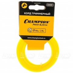 Корд триммерный Champion Round 1.6мм, 15м (круглый) в Санкт-Петербурге