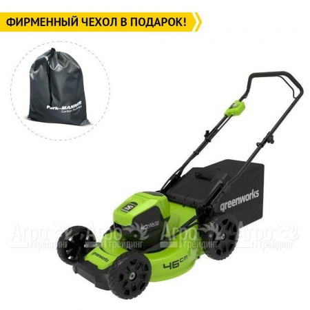 Газонокосилка аккумуляторная GreenWorks GD40LM46HP (без аккумулятора и зарядного устройства)  в Санкт-Петербурге