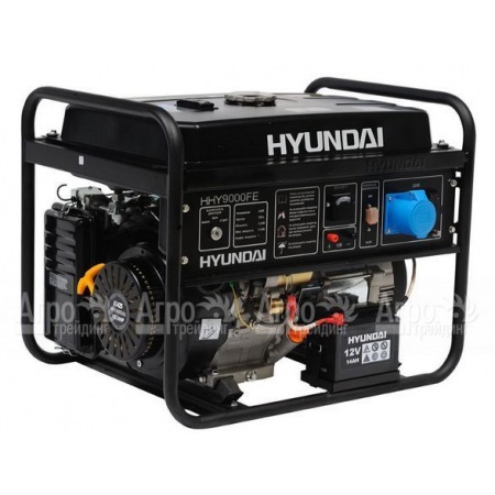 Бензогенератор Hyundai HHY 9000FE 6.5 кВт  в Санкт-Петербурге