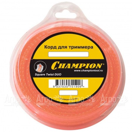 Корд триммерный Champion Square Twist Duo 2.4мм, 44м (витой квадрат)  в Санкт-Петербурге