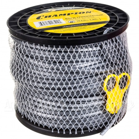 Корд триммерный Champion Platin Saw 4.0мм, 80м (зубчатый)+нож  в Санкт-Петербурге