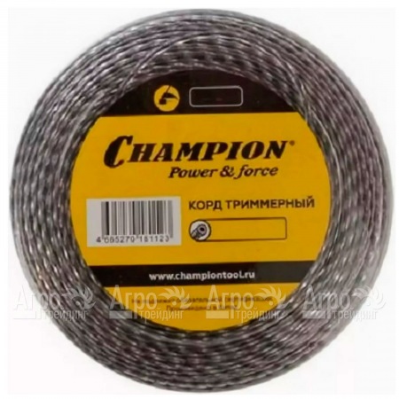 Корд триммерный Champion Tri-twist 3.0мм, 50м (витой треугольник)+нож  в Санкт-Петербурге