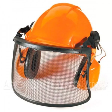 Шлем защитный в комплекте с наушниками и забралом SE3782  в Санкт-Петербурге