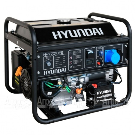 Бензогенератор Hyundai HHY 7010FE 5 кВт в Санкт-Петербурге