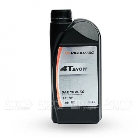 Масло моторное зимнее Villartec 4T Snow SAE 10W-30, 1 л для 4-х тактных двигателей в Санкт-Петербурге