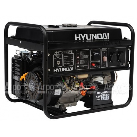 Бензогенератор Hyundai HHY 5000FE 4 кВт в Санкт-Петербурге