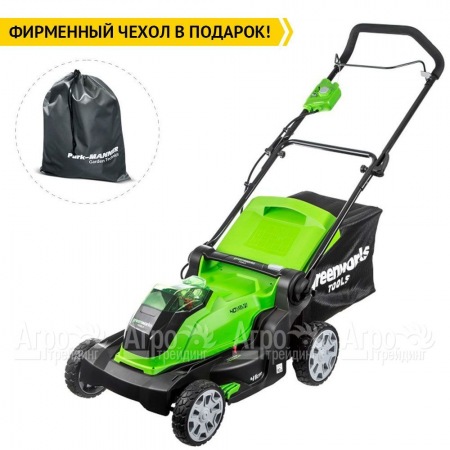 Газонокосилка аккумуляторная GreenWorks G40LM41K3 в Санкт-Петербурге