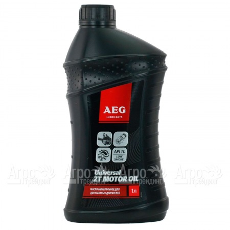 Масло минеральное Universal AEG 2T Motor Oil API TC 1 л для 2-х тактных двигателей  в Санкт-Петербурге