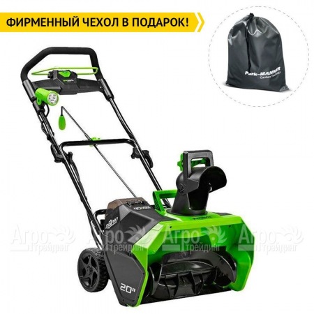 Снегоуборщик аккумуляторный GreenWorks GD40STK5 5 Ач в Санкт-Петербурге