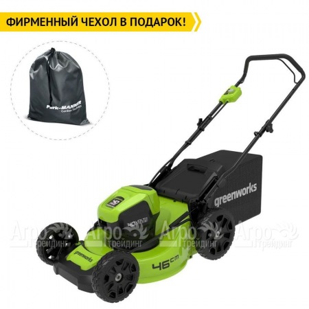 Газонокосилка аккумуляторная GreenWorks GD40LM46HP 6 Ач  в Санкт-Петербурге