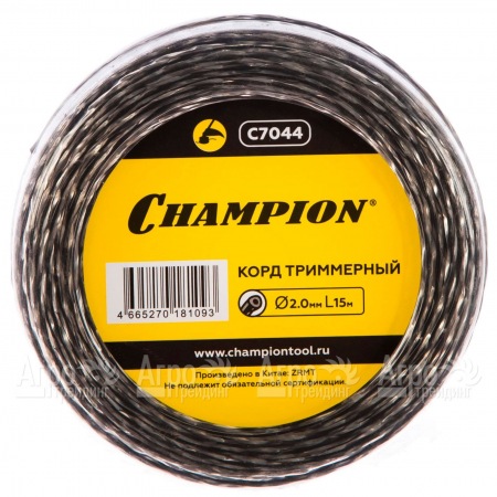 Корд триммерный Champion Tri-twist 2.0мм, 15м (витой треугольник)  в Санкт-Петербурге