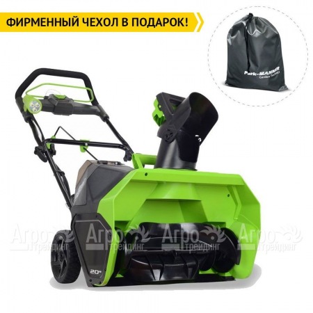 Снегоуборщик аккумуляторный GreenWorks G-Max GD40ST (без батареи и зарядного устройства)  в Санкт-Петербурге