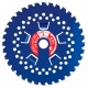 Диск с функцией отброса травы Maruyama 230x25x36P в Санкт-Петербурге